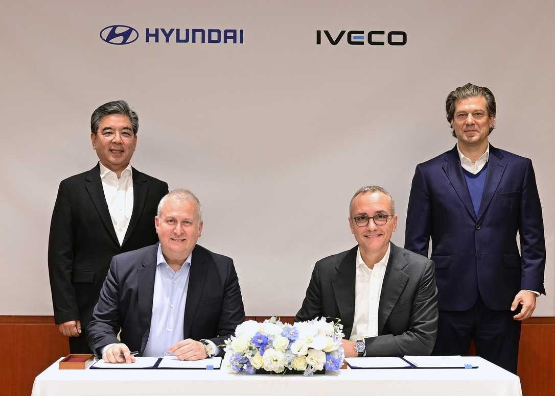 Hyundai liefert vollelektrischen Transporter an Iveco Hyundai liefert vollelektrischen Transporter an Iveco