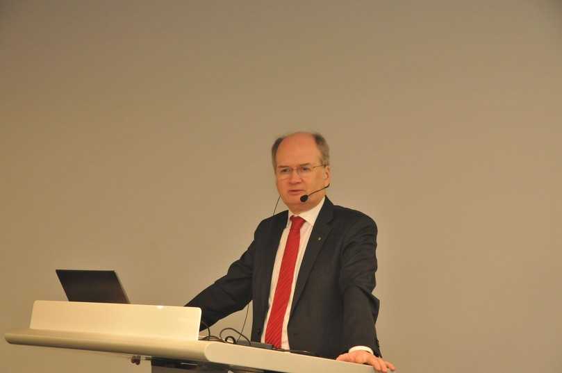 Über das Wärmeplanungsgesetz berichtete Jörg Bülow. | Foto: Sven Thürnau Über das Wärmeplanungsgesetz berichtete Jörg Bülow. | Foto: Sven Thürnau