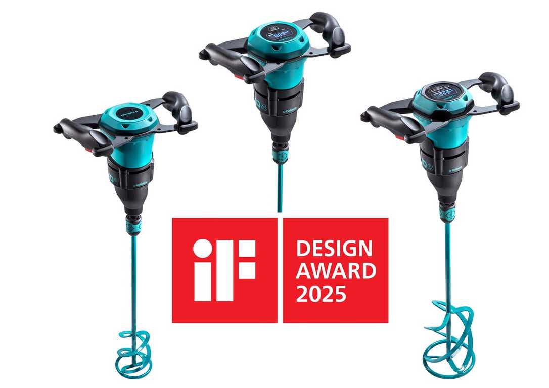 bauma 2025: XQ-Rührwerke von Collomix erhalten iF Design Award bauma 2025: XQ-Rührwerke von Collomix erhalten iF Design Award