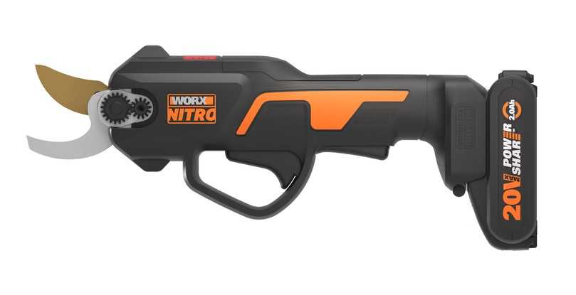 Die neue Akku-Astschere Worx WG330 Nitro. | Foto: Worx Die neue Akku-Astschere Worx WG330 Nitro. | Foto: Worx