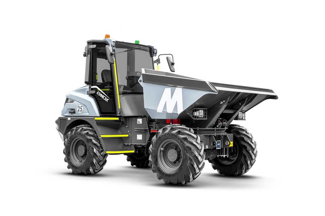 Neuer vollelektrischer 6-Tonnen-Dumper von Mecalac Neuer vollelektrischer 6-Tonnen-Dumper von Mecalac
