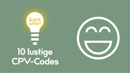 10 lustige CPV-Codes