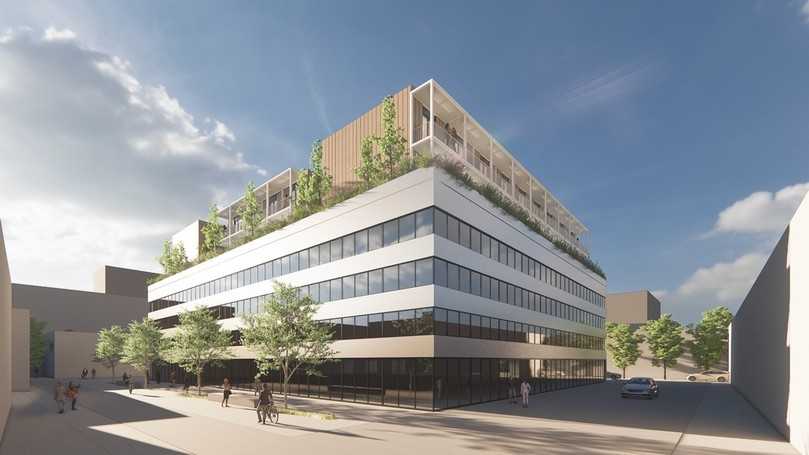 Bestandsgebäude oder Parkhäuser können durch Wohn- und Büroeinheiten in modularer Bauweise schnell und wirtschaftlich aufgestockt werden. | Foto: StructureLab Bestandsgebäude oder Parkhäuser können durch Wohn- und Büroeinheiten in modularer Bauweise schnell und wirtschaftlich aufgestockt werden. | Foto: StructureLab