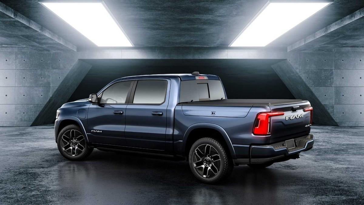 Der Ram 1500 Revolution BEV kommt derzeit nur als Doppelkabiner auf den US-Markt. | Foto: Ram Truck