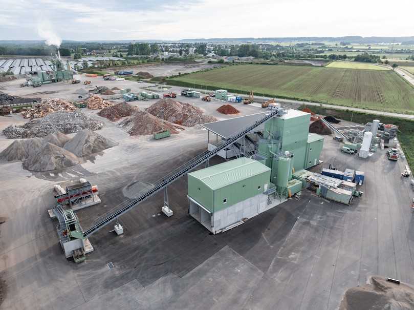Am neuen Standort sollen Altmaterialien wie Altholz, Bauschutt und Bodenaushub aufbereitet werden. | Foto: Geiger Gruppe Am neuen Standort sollen Altmaterialien wie Altholz, Bauschutt und Bodenaushub aufbereitet werden. | Foto: Geiger Gruppe