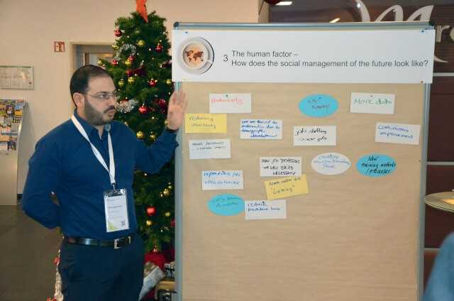 In Workshops setzten sich die Konferenzteilnehmer mit unterschiedlichen Fragestellungen aus dem Bereich KI auseinander. | Foto: B_I In Workshops setzten sich die Konferenzteilnehmer mit unterschiedlichen Fragestellungen aus dem Bereich KI auseinander. | Foto: B_I