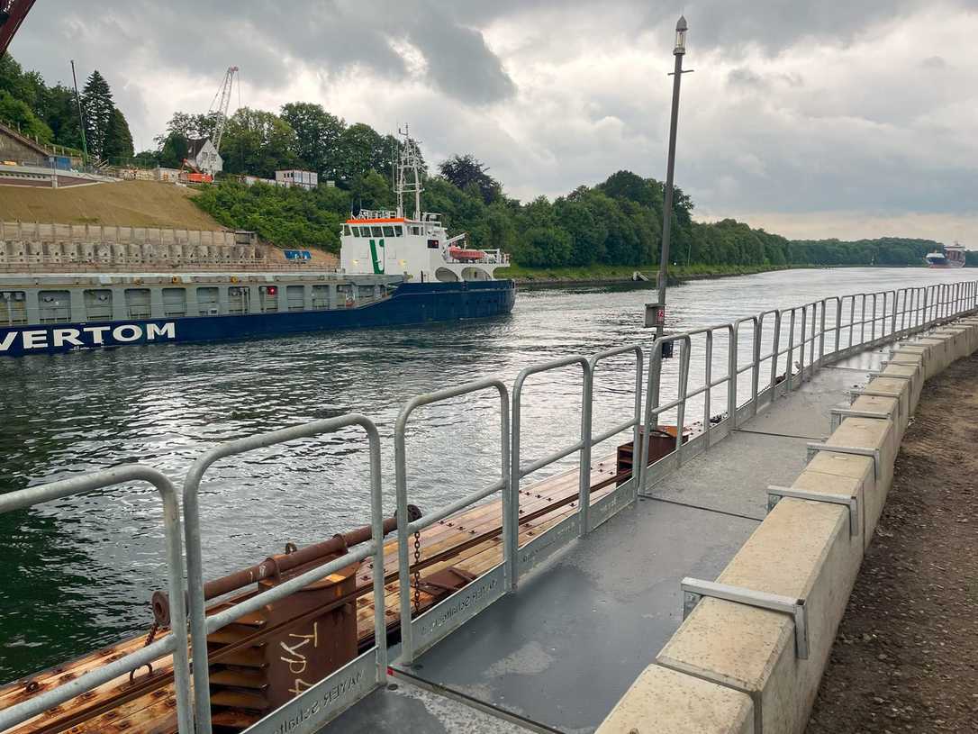 Levensauer Hochbrücke entsteht mit Unterstützung aus Bayern Levensauer Hochbrücke entsteht mit Unterstützung aus Bayern
