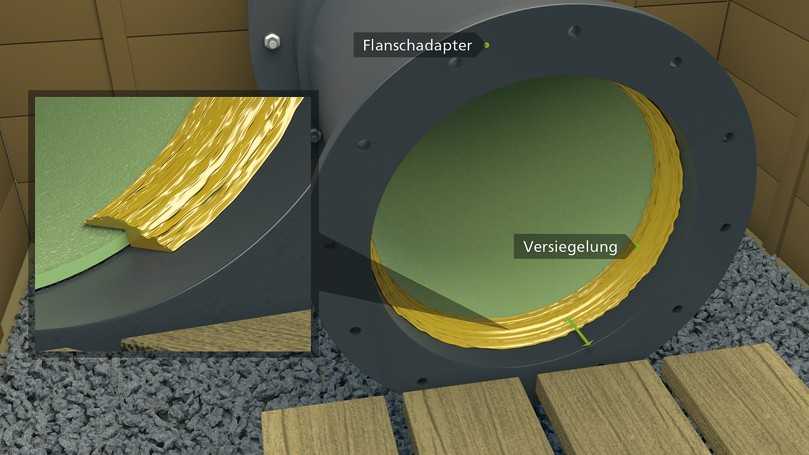 Abbildung 5: Versiegelung der Schnittkante | Foto: Saertex multiCom Abbildung 5: Versiegelung der Schnittkante | Foto: Saertex multiCom