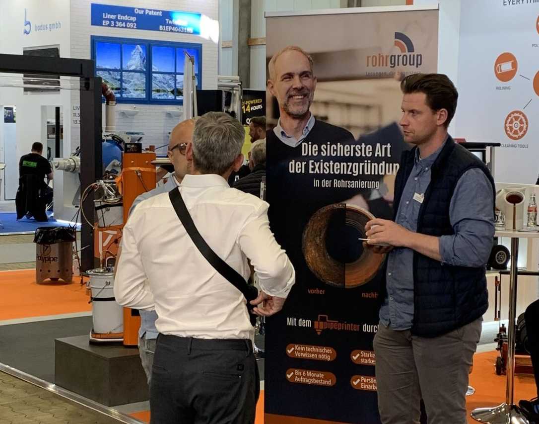 Rohrinnensanierung: Rohrgroup stellt auf der Ro-Ka-Tech Franchise-System vor Rohrinnensanierung: Rohrgroup stellt auf der Ro-Ka-Tech Franchise-System vor