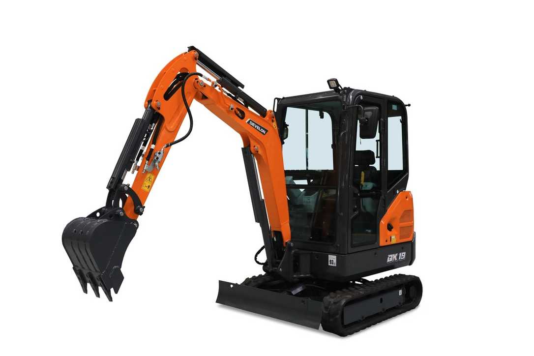 Develon-Minibagger Neuvorstellung DX17Z-7 Zero Tail Swing und DX19-7 Develon-Minibagger Neuvorstellung DX17Z-7 Zero Tail Swing und DX19-7