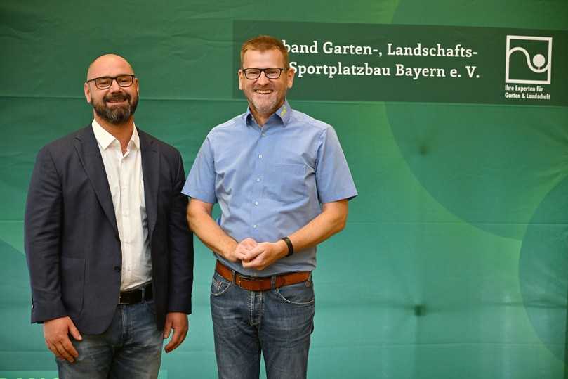v.l.: Fabian Dausch, neues Präsidiumsmitglied, und Christoph Dahners, neuer Vizepräsident und Schatzmeister. | Foto: Astrid Schmidhuber, VGL Bayern v.l.: Fabian Dausch, neues Präsidiumsmitglied, und Christoph Dahners, neuer Vizepräsident und Schatzmeister. | Foto: Astrid Schmidhuber, VGL Bayern