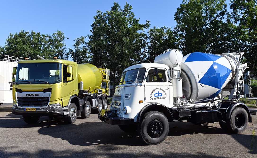 Testfahrt: Betonmischer Kikker-DAF und DAF XDC im Vergleich Testfahrt: Betonmischer Kikker-DAF und DAF XDC im Vergleich
