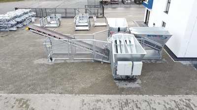 Beton2Go zeigt Betontankstelle mit sechs Kammern