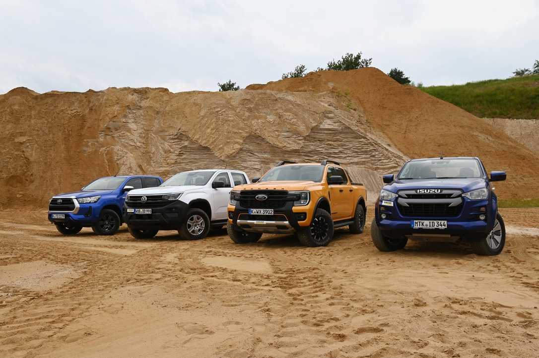 Pickups im Praxis-Test: Pickup-Modelle von Ford, VW, Toyota & Isuzu im Vergleich Pickups im Praxis-Test: Pickup-Modelle von Ford, VW, Toyota & Isuzu im Vergleich