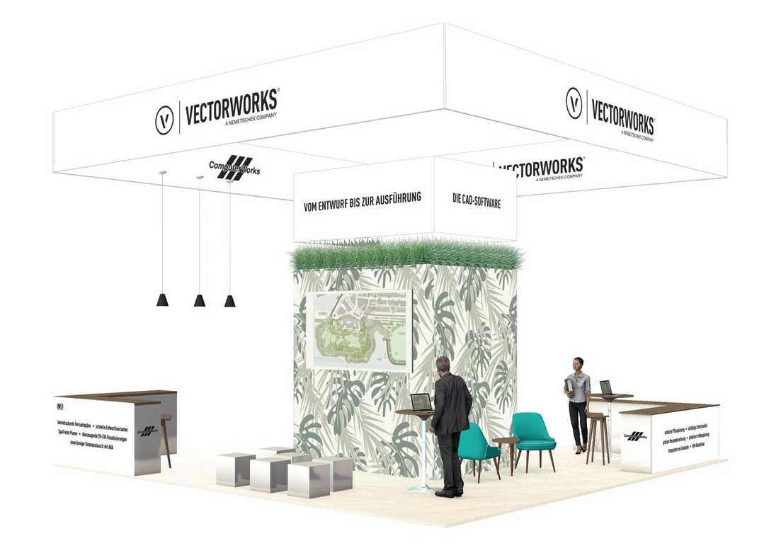 Vectorworks auf der GaLaBau 2022 mit neuen CAD- und BIM-Werkzeugen Vectorworks auf der GaLaBau 2022 mit neuen CAD- und BIM-Werkzeugen