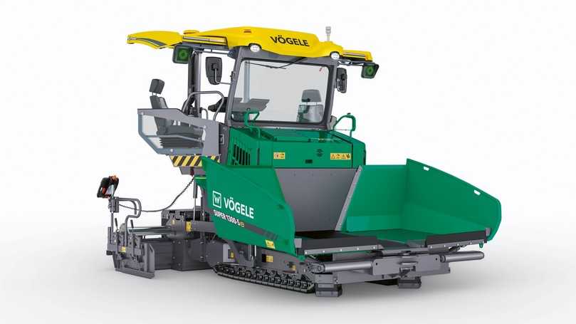 Weltpremiere auf der Bauma: Vögele präsentiert den ersten batterie-elektrischen Kompaktfertiger der Strich-5-Generation: den SUPER 1300-5e. | Foto: WIRTGEN GROUP Weltpremiere auf der Bauma: Vögele präsentiert den ersten batterie-elektrischen Kompaktfertiger der Strich-5-Generation: den SUPER 1300-5e. | Foto: WIRTGEN GROUP