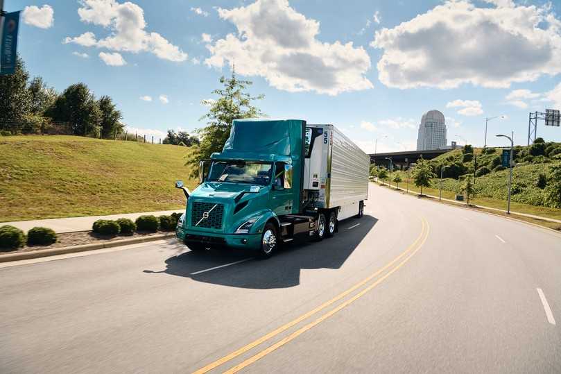 In den USA und Kanada laufen bei Volvo die Hauber VNR Electric vom Band. | Foto: Volvo Trucks In den USA und Kanada laufen bei Volvo die Hauber VNR Electric vom Band. | Foto: Volvo Trucks