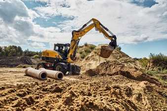 EW100 Mobilbagger rundum erneuert