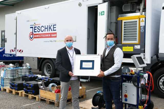 Relineeurope liefert 100. UV-Anlage an Jeschke Umwelttechnik Relineeurope liefert 100. UV-Anlage an Jeschke Umwelttechnik