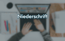 Niederschrift Niederschrift