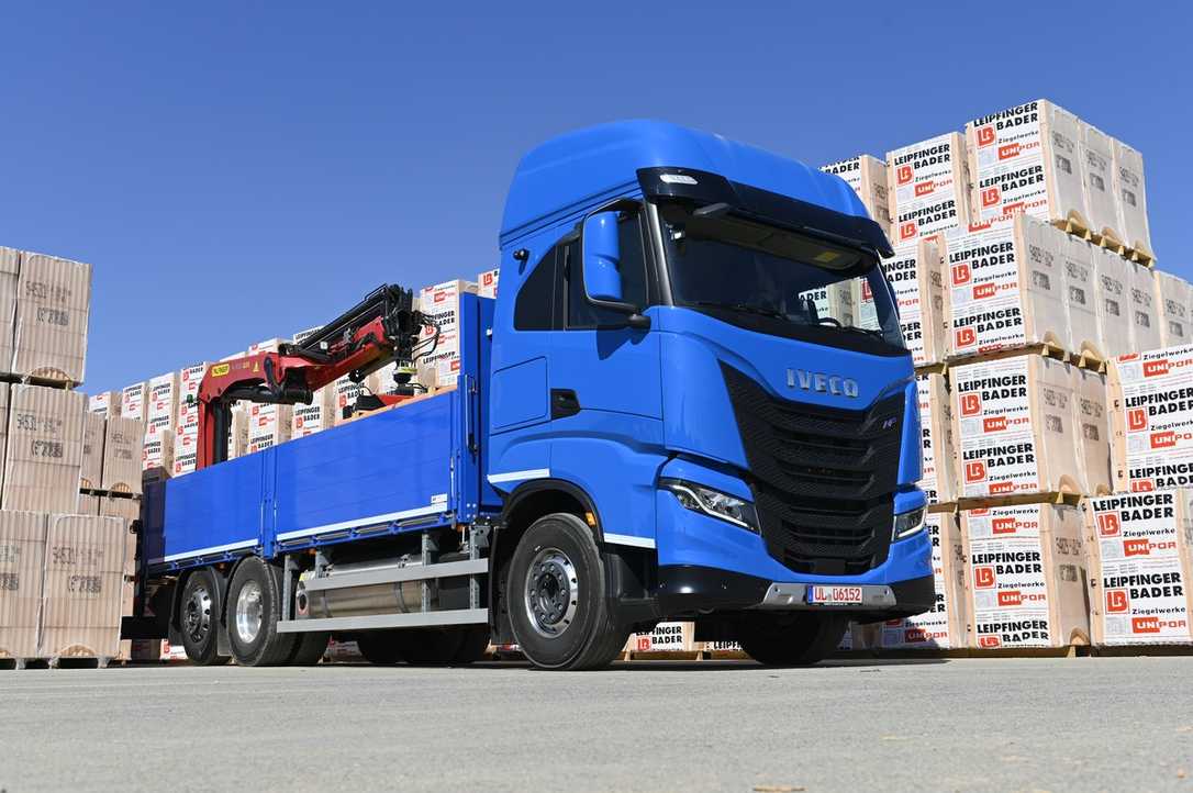 Iveco S-Way-Baustofftransporter mit Erdgas-Antrieb Iveco S-Way-Baustofftransporter mit Erdgas-Antrieb