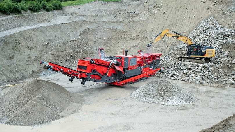 Raupenmobile Prallbrechanlage im Einsatz | Foto: Gipo Raupenmobile Prallbrechanlage im Einsatz | Foto: Gipo