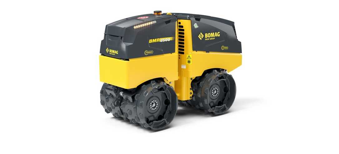 Bomag Mehrzweckverdichter BMP 8500 mit Funk-Fernsteuerung Bomag Mehrzweckverdichter BMP 8500 mit Funk-Fernsteuerung