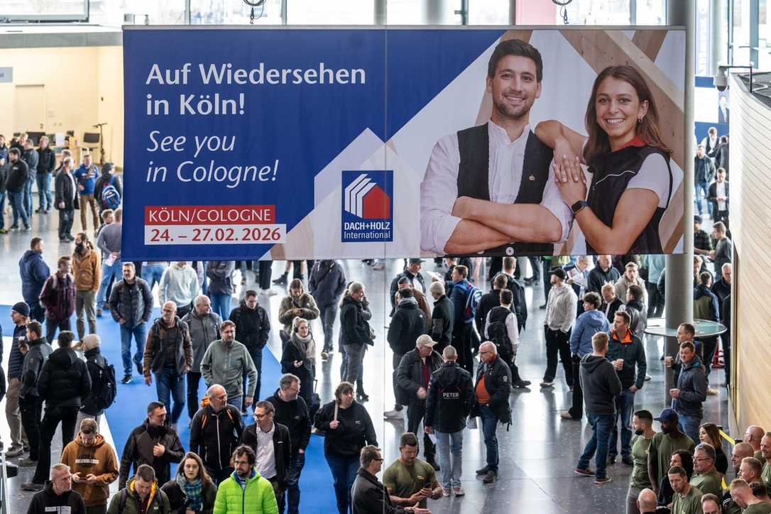 Dach+Holz 2026: Workspaces und Start-up Area +++ Dach+Holz Messe-Newsticker B_I baumagazin Dach+Holz 2026: Workspaces und Start-up Area +++ Dach+Holz Messe-Newsticker B_I baumagazin