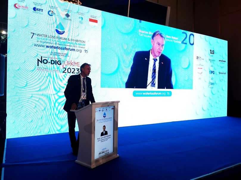 Prof. Jens Hölterhoff, Vorstandsvorsitzender GSTT, als Gastredner bei der Eröffnung der No Dig Turkey | Foto: GSTT Prof. Jens Hölterhoff, Vorstandsvorsitzender GSTT, als Gastredner bei der Eröffnung der No Dig Turkey | Foto: GSTT