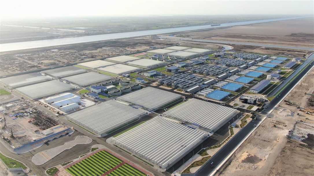 Huber liefert Technik für weltweit größte Anlage zur Wasseraufbereitung in Ägypten Huber liefert Technik für weltweit größte Anlage zur Wasseraufbereitung in Ägypten