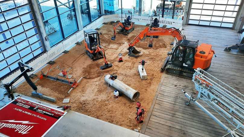 Die CO2-freie Baustelle kann im Coreum bereits getestet werden. | Foto: Coreum Die CO2-freie Baustelle kann im Coreum bereits getestet werden. | Foto: Coreum