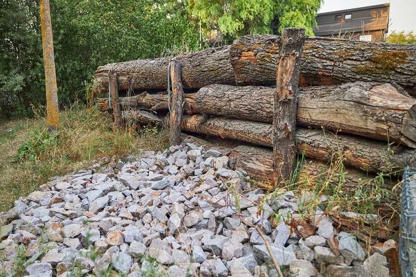Erhardt GaLaBau engagiert sich beispielsweise für Naturschutzprojekte, wie hier beim Aufbau von Rückzugsgebieten für Eidechsen und andere Kleinstlebewesen. | Foto: Alexander Hammer Erhardt GaLaBau engagiert sich beispielsweise für Naturschutzprojekte, wie hier beim Aufbau von Rückzugsgebieten für Eidechsen und andere Kleinstlebewesen. | Foto: Alexander Hammer