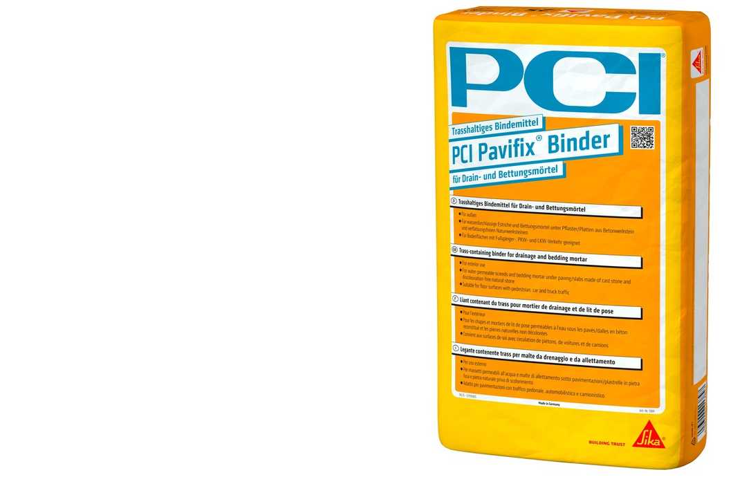 Drain- und Bettungsmörtel im GaLabau von PCI Drain- und Bettungsmörtel im GaLabau von PCI