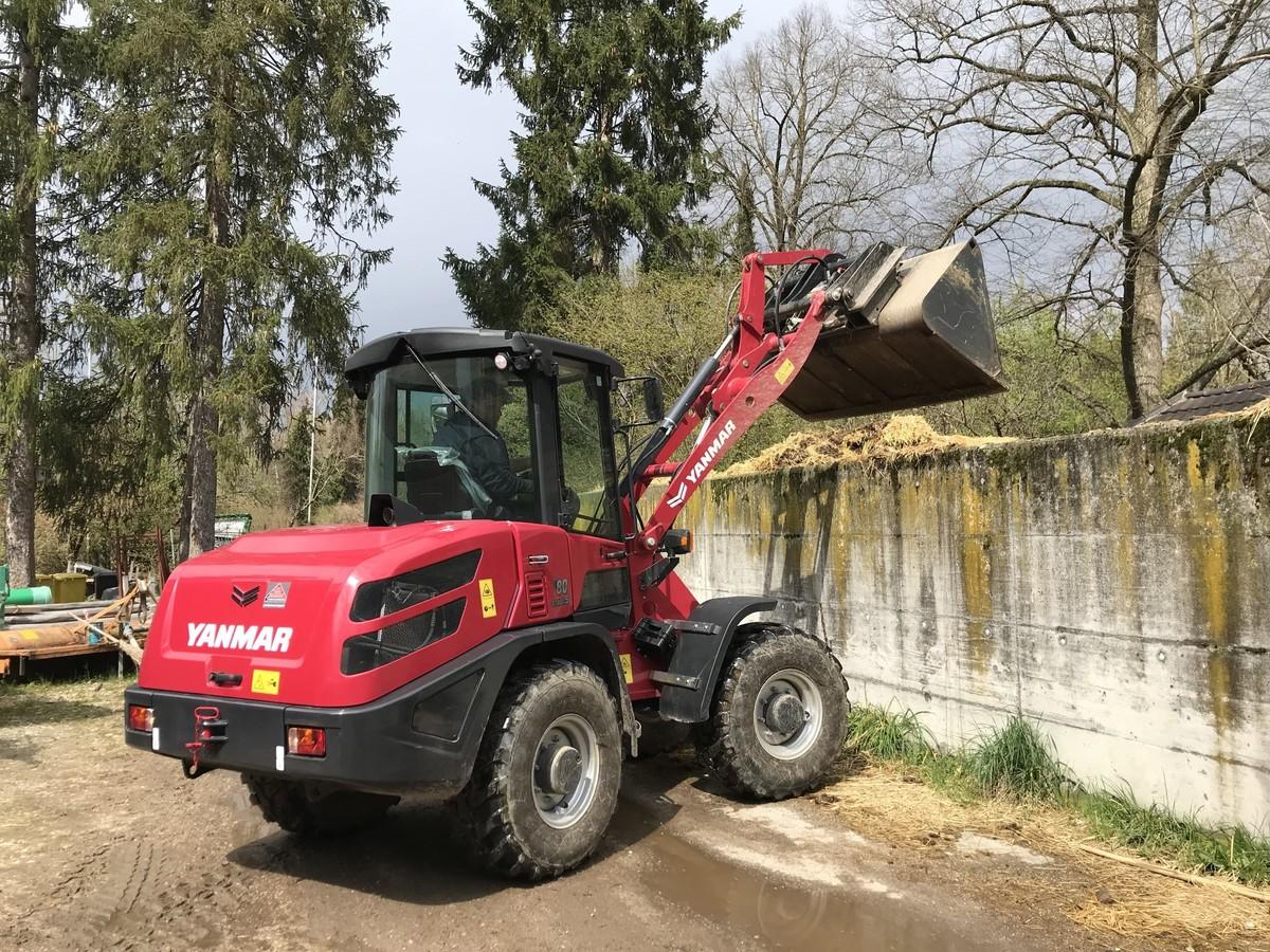 Der neue Radlader erledigt eine Vielzahl an Aufgaben im Zoo – dafür ist auch eine ausreichende Hubhöhe erforderlich. | Foto: Yanmar Der neue Radlader erledigt eine Vielzahl an Aufgaben im Zoo – dafür ist auch eine ausreichende Hubhöhe erforderlich. | Foto: Yanmar