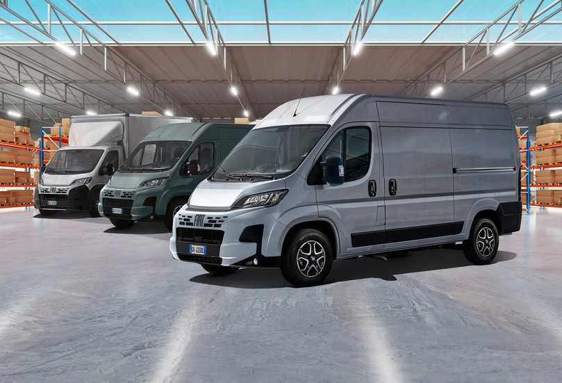 Zum neuen Ducato-Gesamtprogramm zählen neben Kastenwagen und Kombi nun auch wieder
Dreiseiten- und Hinterkipper, Pritschenwagen, Fahrgestelle und Triebköpfe. | Foto: QUATEX Zum neuen Ducato-Gesamtprogramm zählen neben Kastenwagen und Kombi nun auch wieder
Dreiseiten- und Hinterkipper, Pritschenwagen, Fahrgestelle und Triebköpfe. | Foto: QUATEX