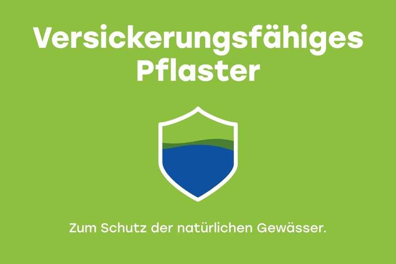 Betonstein hilft der Flächenversiegelung entgegenzuwirken. | Foto: SLG Betonstein hilft der Flächenversiegelung entgegenzuwirken. | Foto: SLG