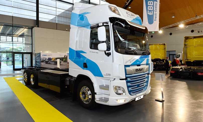Die Reichweite des CF Electric schraubte DAF auf bis zu 200 km hoch. | Foto: Quatex Die Reichweite des CF Electric schraubte DAF auf bis zu 200 km hoch. | Foto: Quatex