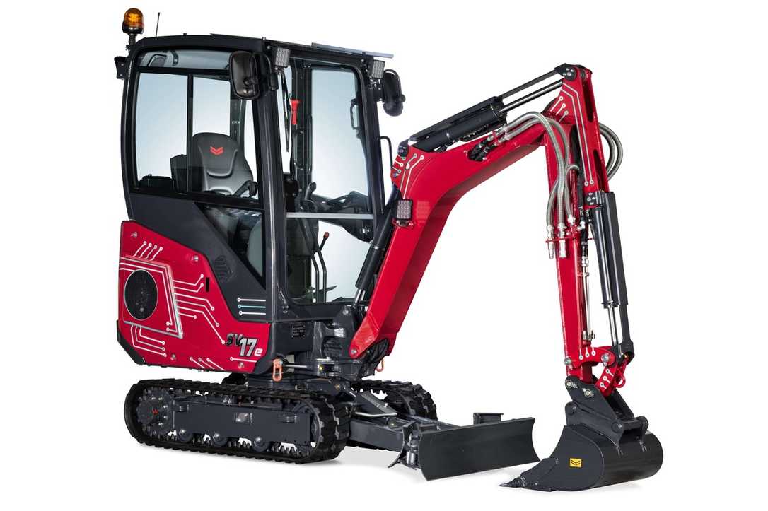 Erster elektrischer Minibagger-Prototyp SV17e von Yanmar Compact Equipment Erster elektrischer Minibagger-Prototyp SV17e von Yanmar Compact Equipment