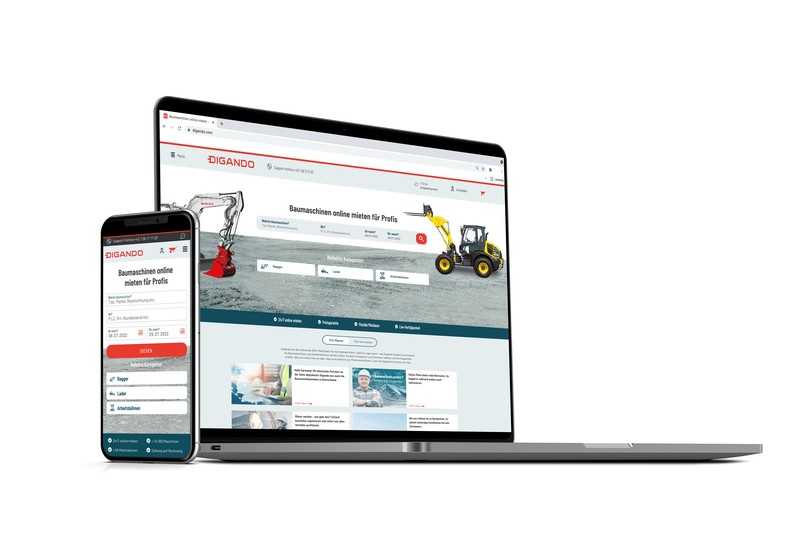 10.000 Bagger, Anbaugeräte, Lader, Dumper, Arbeitsbühnen, Verdichter, Anhänger, Teleskopstabler und Siebanlagen stehen über Digando.com an 55 Partner-Stationen in Österreich und Deutschland zur Miete bereit. | Foto: Digando GmbH 10.000 Bagger, Anbaugeräte, Lader, Dumper, Arbeitsbühnen, Verdichter, Anhänger, Teleskopstabler und Siebanlagen stehen über Digando.com an 55 Partner-Stationen in Österreich und Deutschland zur Miete bereit. | Foto: Digando GmbH
