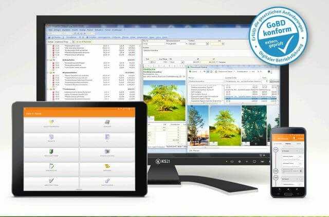 Mit der Nutzung der Branchensoftware GaLaOffice 360° von KS21 hat das Unternehmen die notwendige Zukunftssicherheit. Mit der Nutzung der Branchensoftware GaLaOffice 360° von KS21 hat das Unternehmen die notwendige Zukunftssicherheit.
