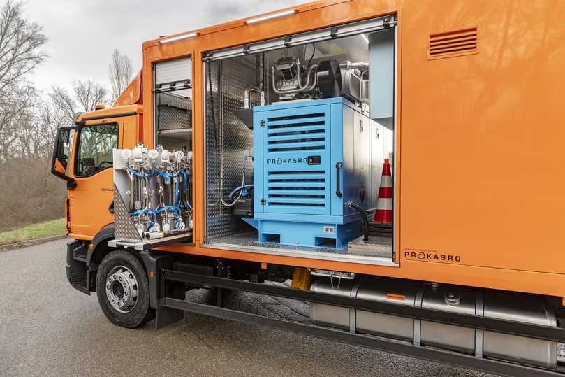 Power UV-Anlage von Swietelsky-Faber | Foto: Swietelsky-Faber GmbH Power UV-Anlage von Swietelsky-Faber | Foto: Swietelsky-Faber GmbH