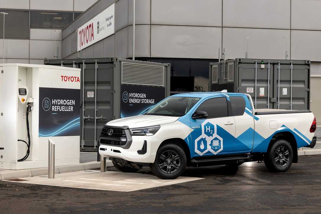 Pick-up Toyota Hilux ohne CO2-Emissionen dank Brennstoffzellen Pick-up Toyota Hilux ohne CO2-Emissionen dank Brennstoffzellen