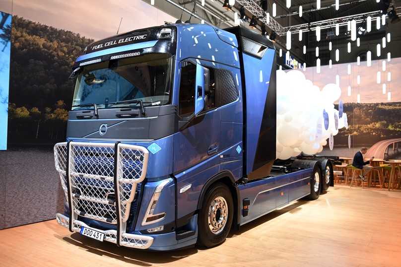 Volvo FH mit Fuel Cell Electric-Antrieb | Foto: QUATEX Volvo FH mit Fuel Cell Electric-Antrieb | Foto: QUATEX