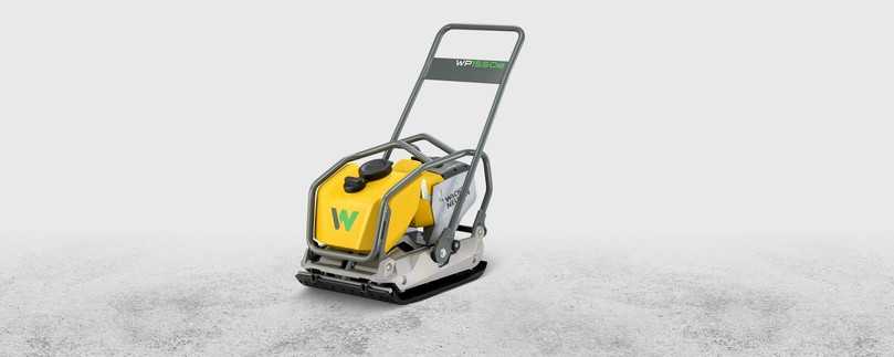 Die batteriebetriebene Rüttelplatte WP1550e arbeitet dank Direx-Direktantrieb besonders effizient, so dass der Akku länger hält. | Foto: Wacker Neuson Die batteriebetriebene Rüttelplatte WP1550e arbeitet dank Direx-Direktantrieb besonders effizient, so dass der Akku länger hält. | Foto: Wacker Neuson