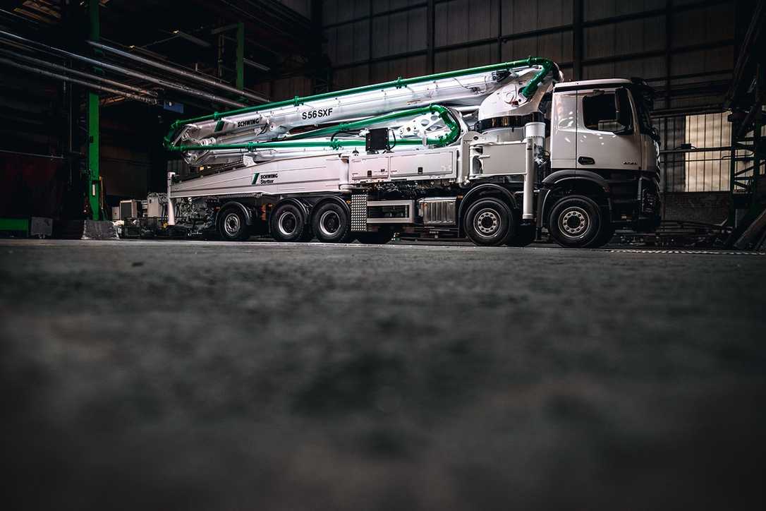 Bauma 2022: Schwing-Stetters neue Autobetonpumpen sind leichter Bauma 2022: Schwing-Stetters neue Autobetonpumpen sind leichter