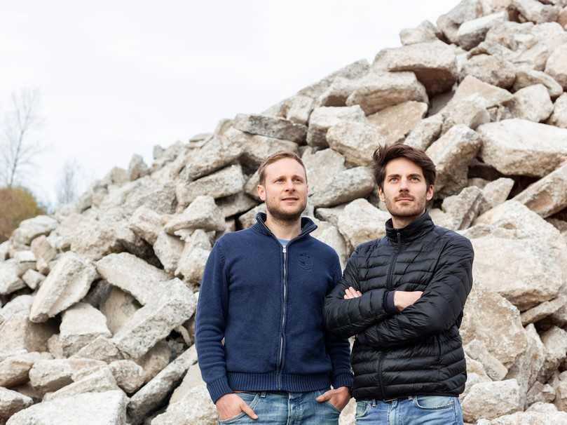 Die Gründer und Geschäftsführer von Neustark, Johannes Tiefenthaler (links) und Valentin Gutknecht, arbeiten schon seit geraumer Zeit mit Holcim an Klimaschutzlösungen für die Zementindustrie. | Foto: Neustark Die Gründer und Geschäftsführer von Neustark, Johannes Tiefenthaler (links) und Valentin Gutknecht, arbeiten schon seit geraumer Zeit mit Holcim an Klimaschutzlösungen für die Zementindustrie. | Foto: Neustark