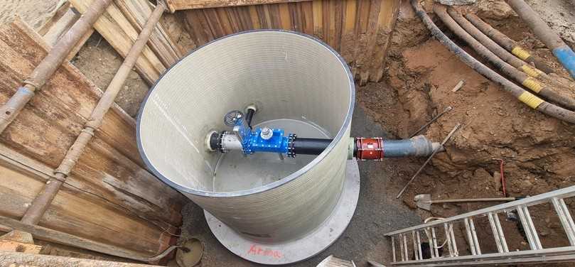 Armaturenschacht im Einbau | Foto: Horn Ingenieure