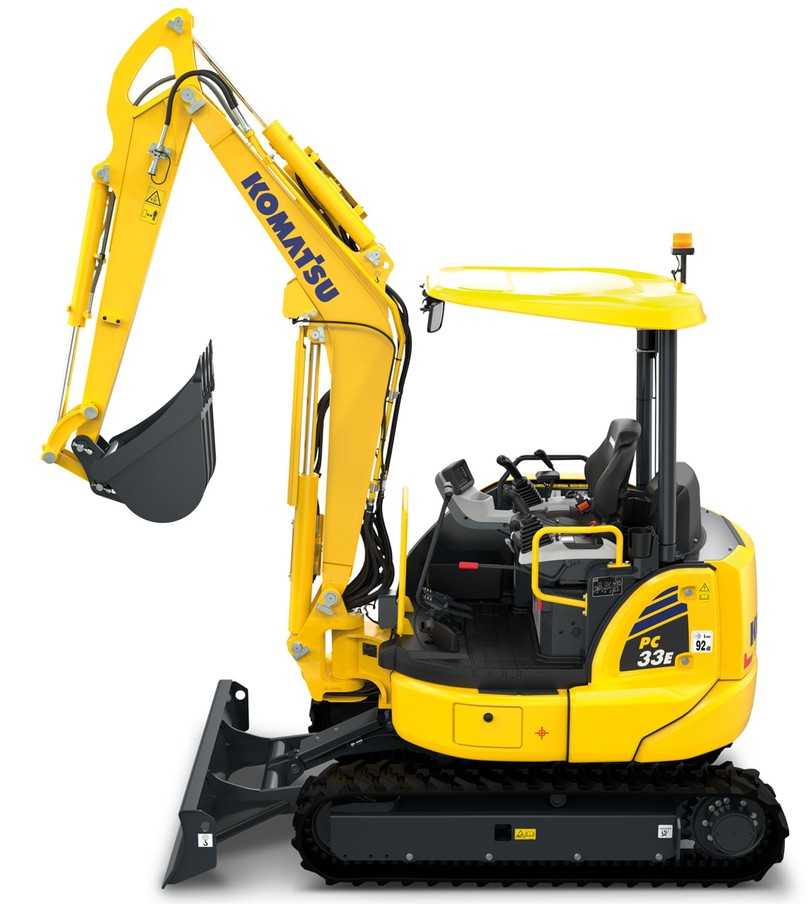 Komatsu will ein Zeichen auf dem Weg zur Klimaneutralität in der Baubranche setzen: der 3,62-Tonnen-Minibagger PC33E-6 mit 17,4 kW-Elektromotor und einem Löffelvolumen von 0,03-0,1 Kubikmetern. | Foto: Komatsu Komatsu will ein Zeichen auf dem Weg zur Klimaneutralität in der Baubranche setzen: der 3,62-Tonnen-Minibagger PC33E-6 mit 17,4 kW-Elektromotor und einem Löffelvolumen von 0,03-0,1 Kubikmetern. | Foto: Komatsu