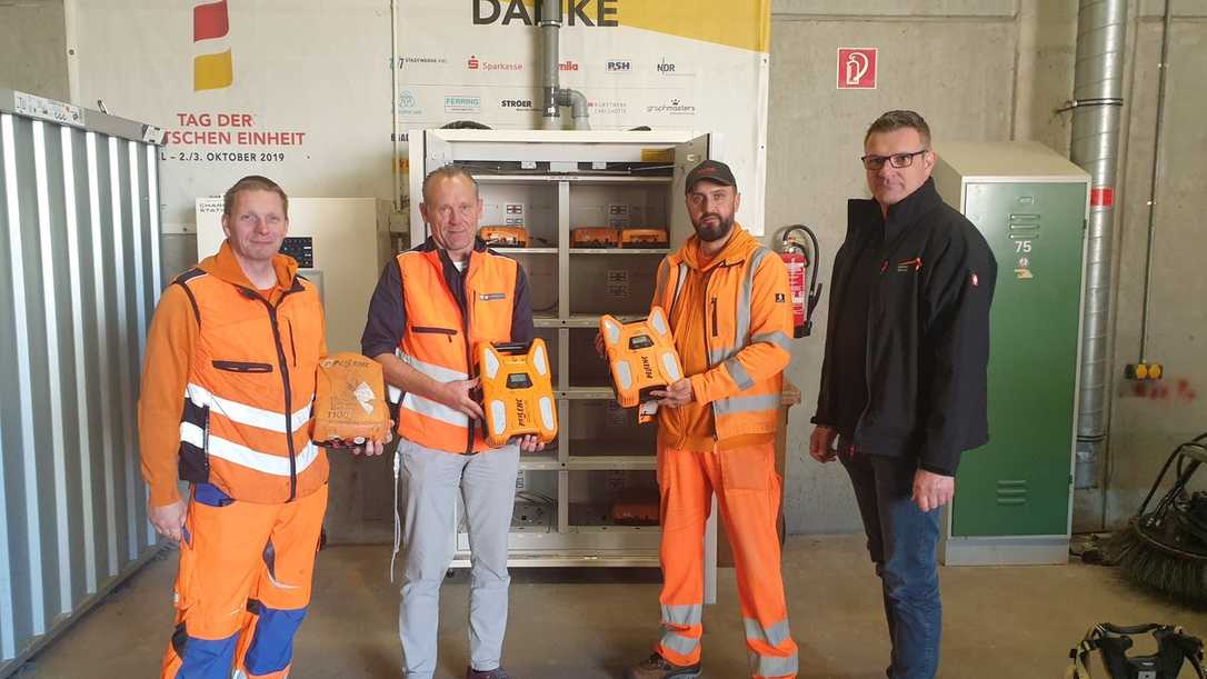 Akku-Geräte von Pellenc: Einsatz zur Kieler Woche Akku-Geräte von Pellenc: Einsatz zur Kieler Woche