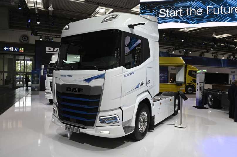 Pünktlich zur IAA Transportation 2022 präsentierte DAF in Hannover die XF Electric und XD Electric, die ab diesem Frühjahr im neuen Montagewerk vom Band laufen. | Foto: Quatex Pünktlich zur IAA Transportation 2022 präsentierte DAF in Hannover die XF Electric und XD Electric, die ab diesem Frühjahr im neuen Montagewerk vom Band laufen. | Foto: Quatex